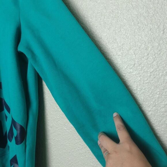 TOMMY HILFIGER DENIM REED GRAPHIC CREWNECK SWEATSHIRT TEAL GREEN MENS XL - Picture 5 of 11